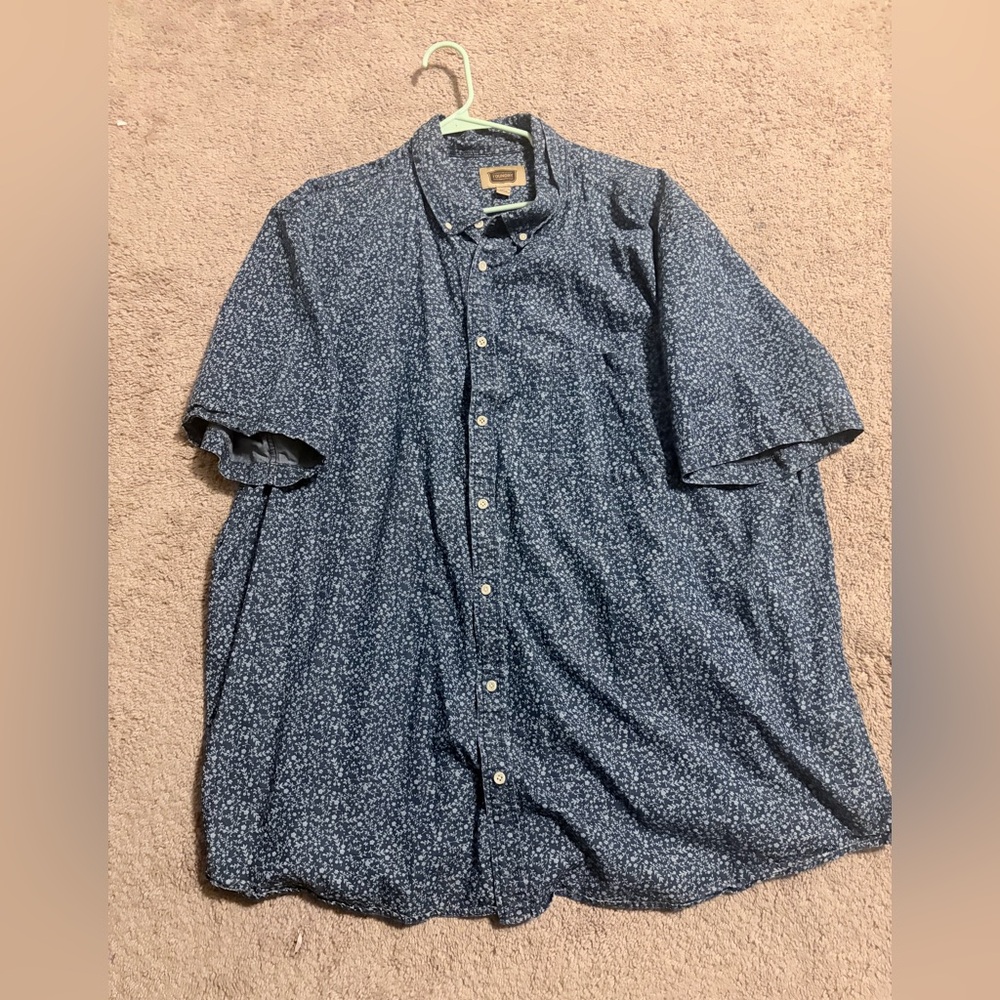 The Foundry Supply Co. Navy Floral Button Down Shirt